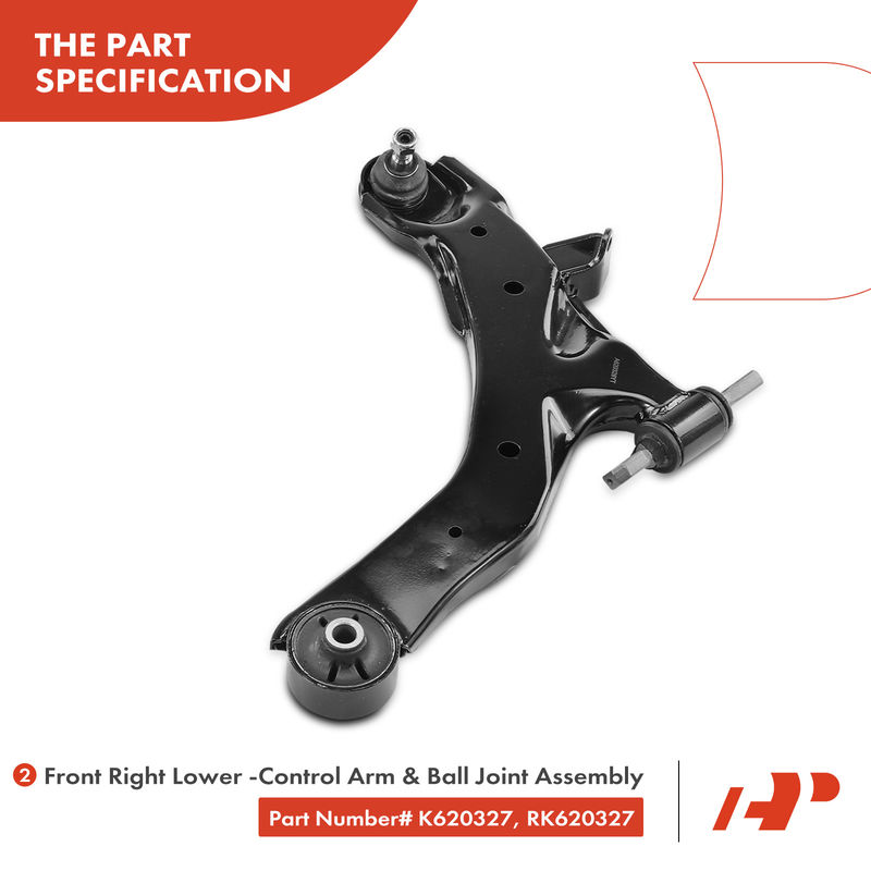 12x Control Arm & Stabilizer Bar Link & Tie Rod for Hyundai Elantra 01-06