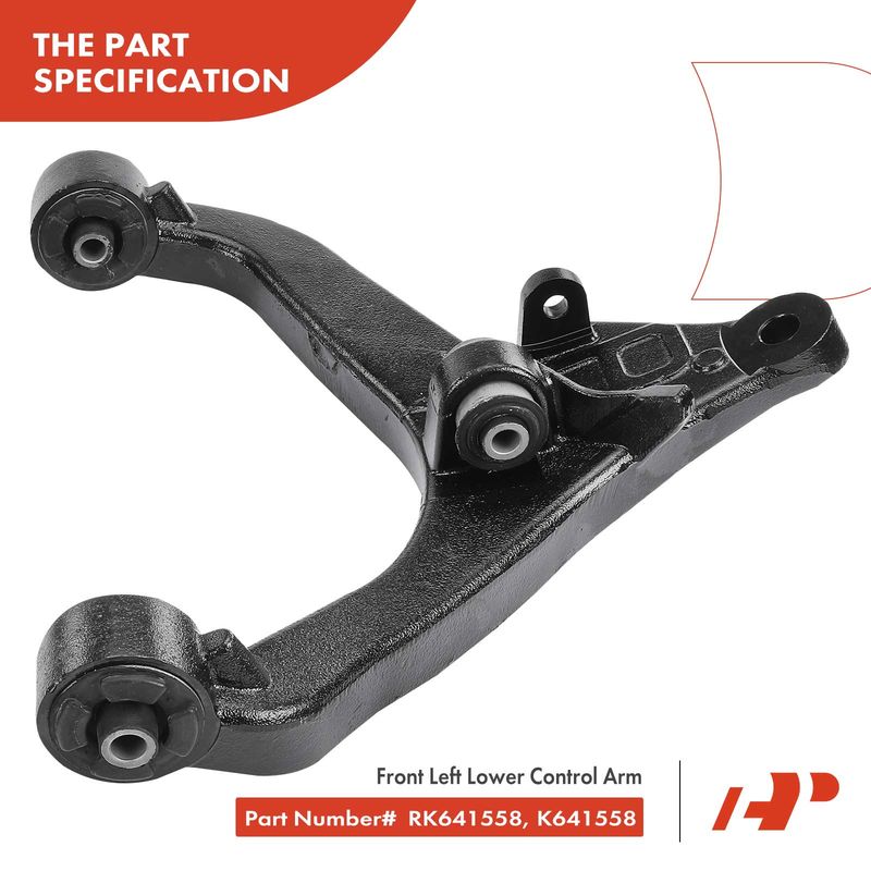 6x Control Arm & Ball Joint & Tie Rod End for Jeep Liberty 2002-2004