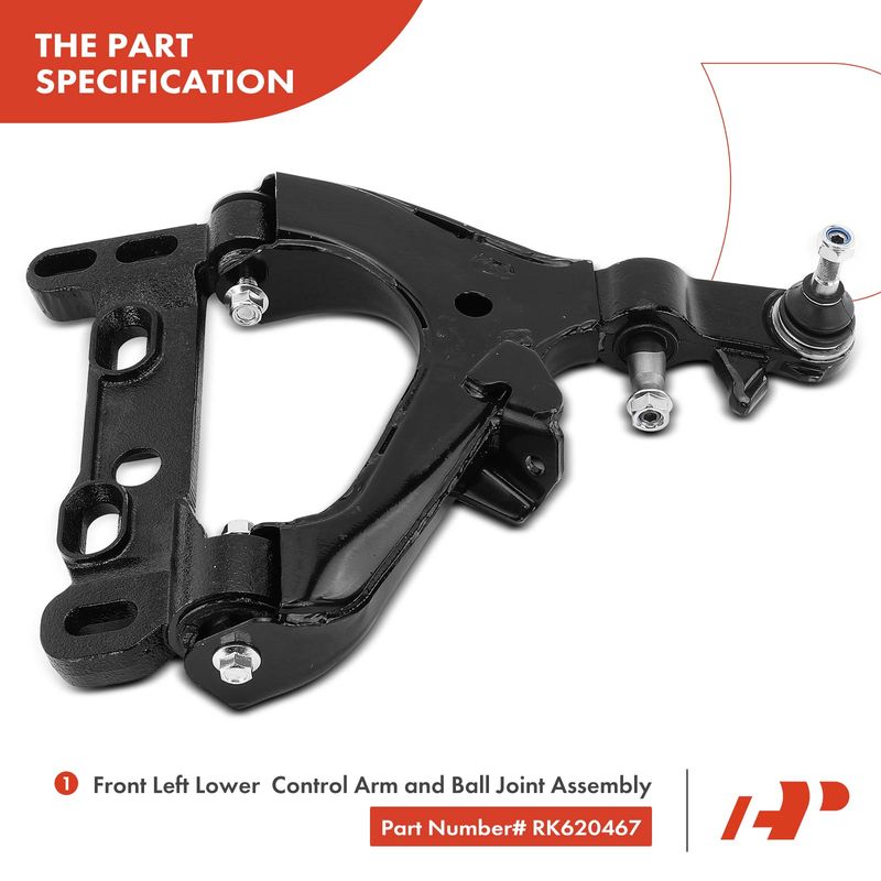 10x Control Arm with Ball Joint Sway Bar Link Tie Rod End for Chevy GMC Olds