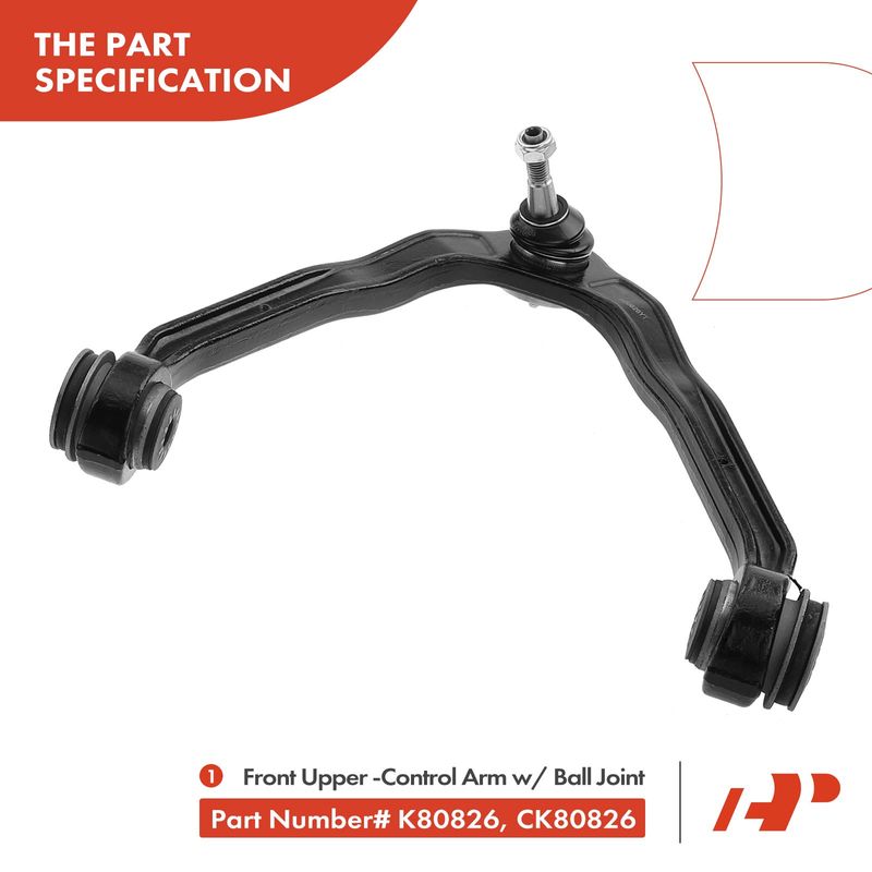 6x Front Upper Control Arm with Ball Joint Stabilizer Bar End Link for Chevy GMC