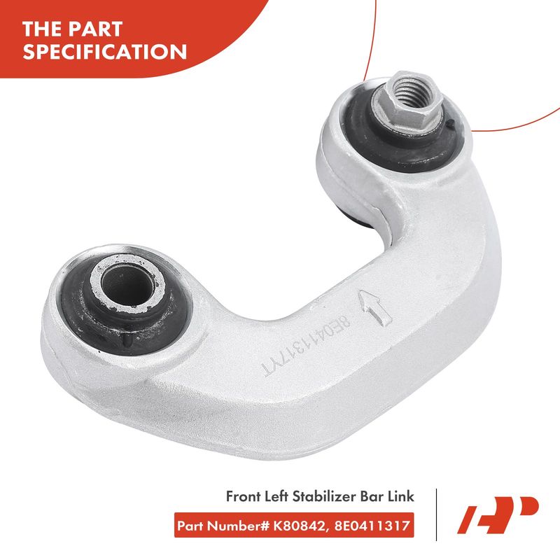 2x Front Left & Right Stabilizer Bar End Link for Audi A4 Quattro 02-09 RS4 S4