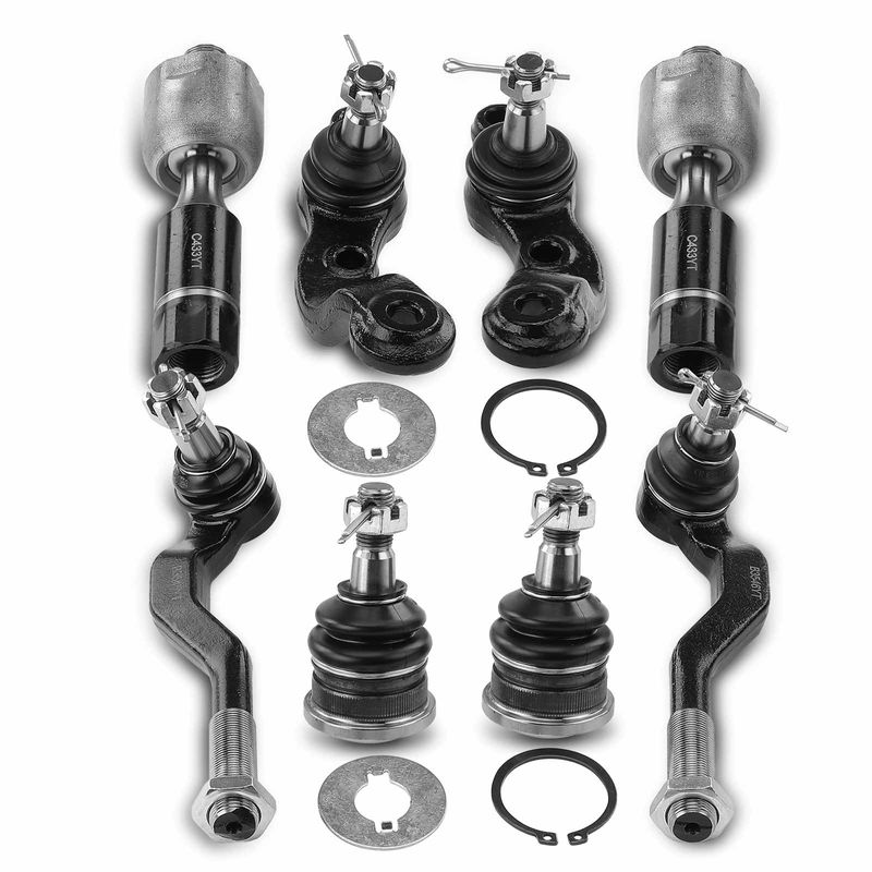 8x Inner & Outer Tie Rod End & Ball Joint for Toyota Tacoma 1998-2004 RWD