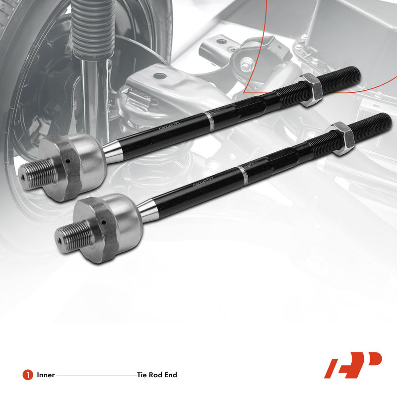 2x Front Inner Tie Rod End for Ford F-150 Expedition Lincoln Navigator