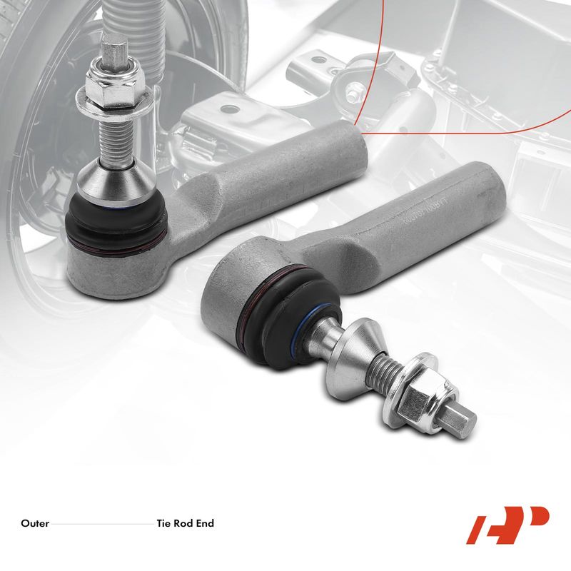 2x Front Outer Tie Rod End for Tesla S 2012-2016 To March 2016