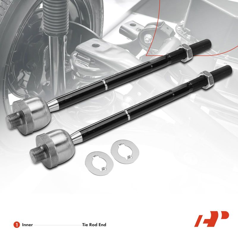 2x Front Inner Tie Rod End for Chevy Silverado 1500 GMC Yukon Cadillac Escalade