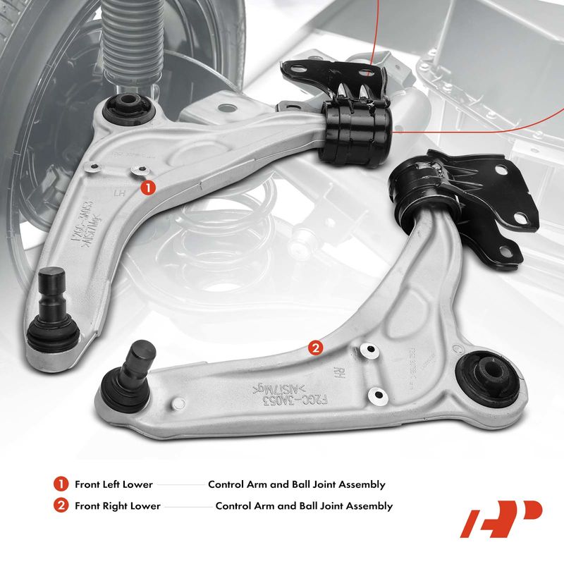 2x Front Lower Control Arm with Ball Joint & Bushing for Ford Edge Lincoln MKX