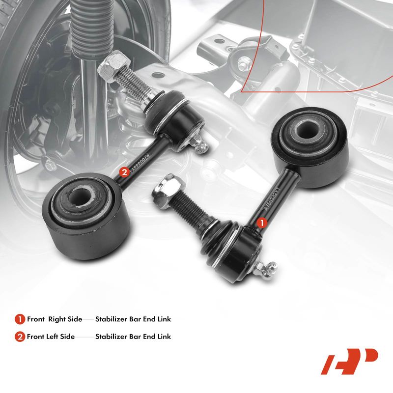 2x Front Left & Right Stabilizer Sway Bar End Link for Lexus LX570 08-11 13-19