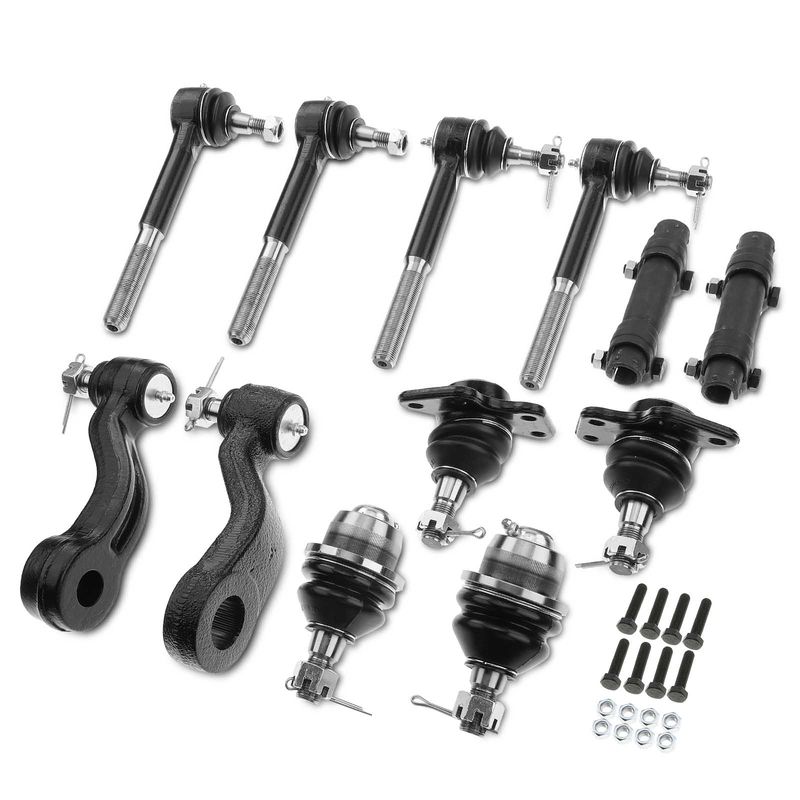 12x Idler Arm Pitman Arm & Tie Rod End & Sleeve & Ball Joint for Chevrolet GMC