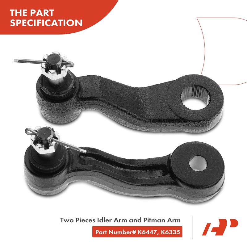 12x Idler Arm Pitman Arm & Tie Rod End & Sleeve & Ball Joint for Chevrolet GMC