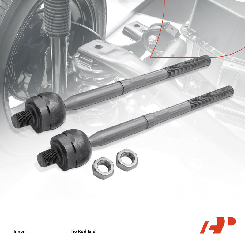 2x Front Inner Steering Tie Rod End for Ford Mustang 2015-2019