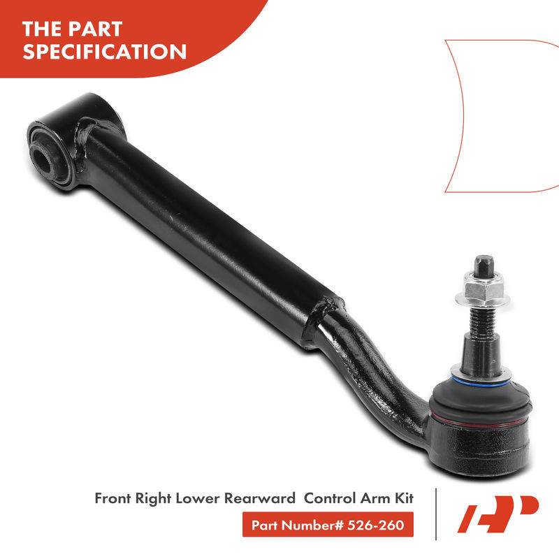 Front Right Lower Rearward Control Arm with Ball Joint for Ford Mustang 15-20