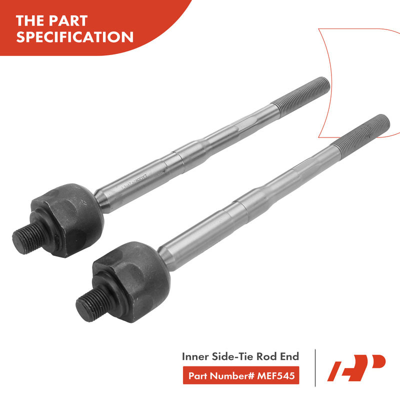 2x Front Inner Tie Rod End for Lincoln Aviator 2020-2022 V6 3.0L