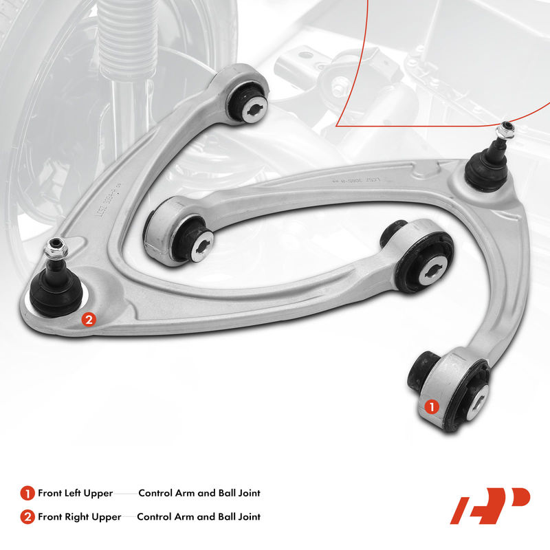 2x Front Upper Control Arm with Ball Joint for Lincoln Aviator 2020-2022