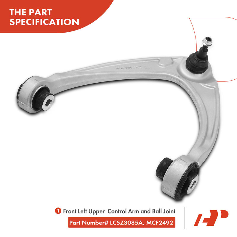 2x Front Upper Control Arm with Ball Joint for Lincoln Aviator 2020-2022
