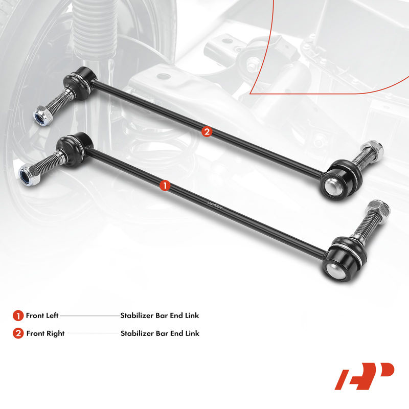 2x Front Left & Right Stabilizer Sway Bar End Link for Ford Explorer 2011-2019