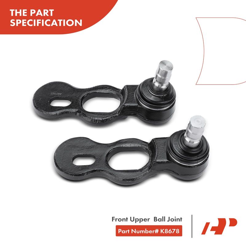 2x Front Upper Ball Joints for Ford Crown Victoria Lincoln Town Car 1995-2002