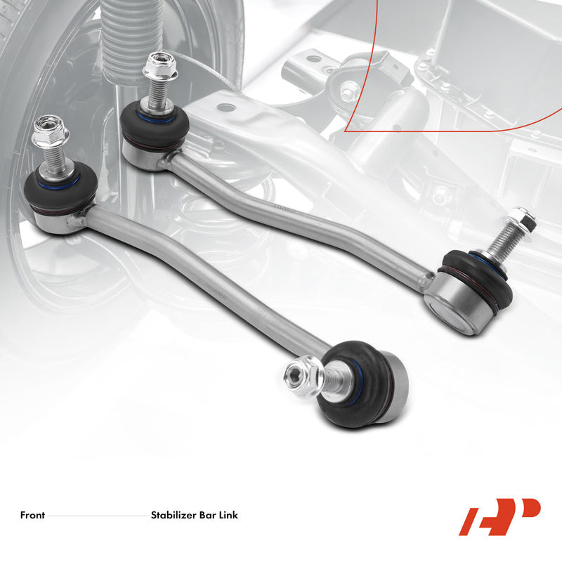 2x Front Left & Right Stabilizer Sway Bar End Link for Tesla S 2012-2016 RWD