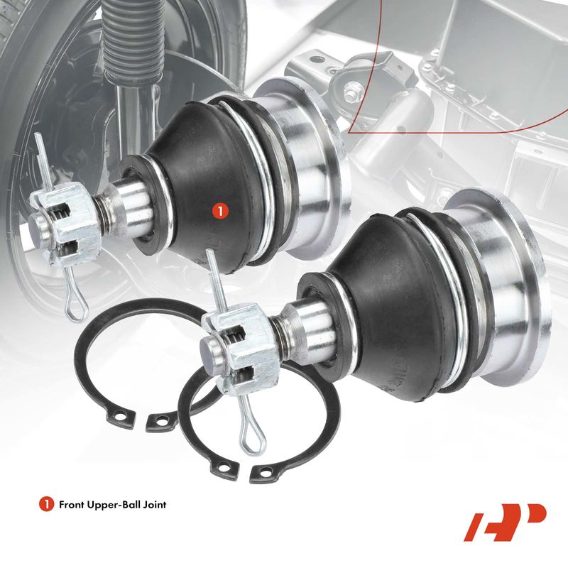 2x Front Upper Ball Joints for Honda Accord 08-12 CR-V 97-01 Acura Integra 90-01