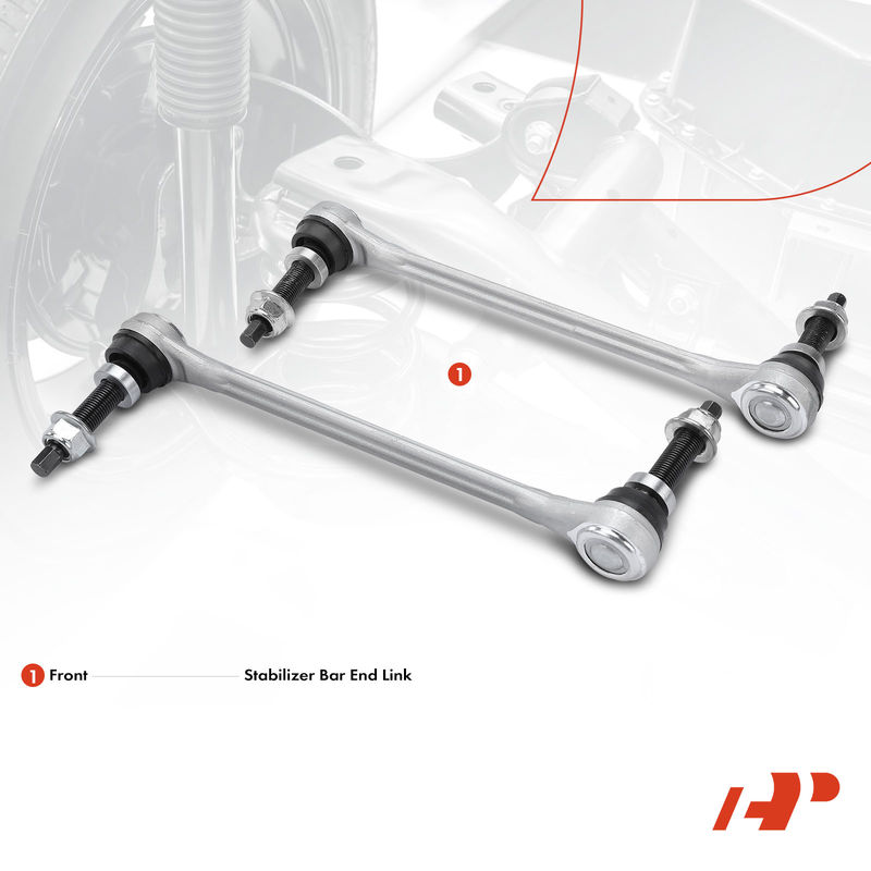 2x Front Left & Right Stabilizer Bar End Link for Ford Mustang 2015-2019