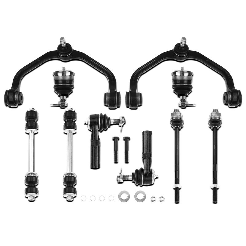 10x Front Upper Control Arm & Ball Joint Stabilizer Bar End Link for Ford Mazda