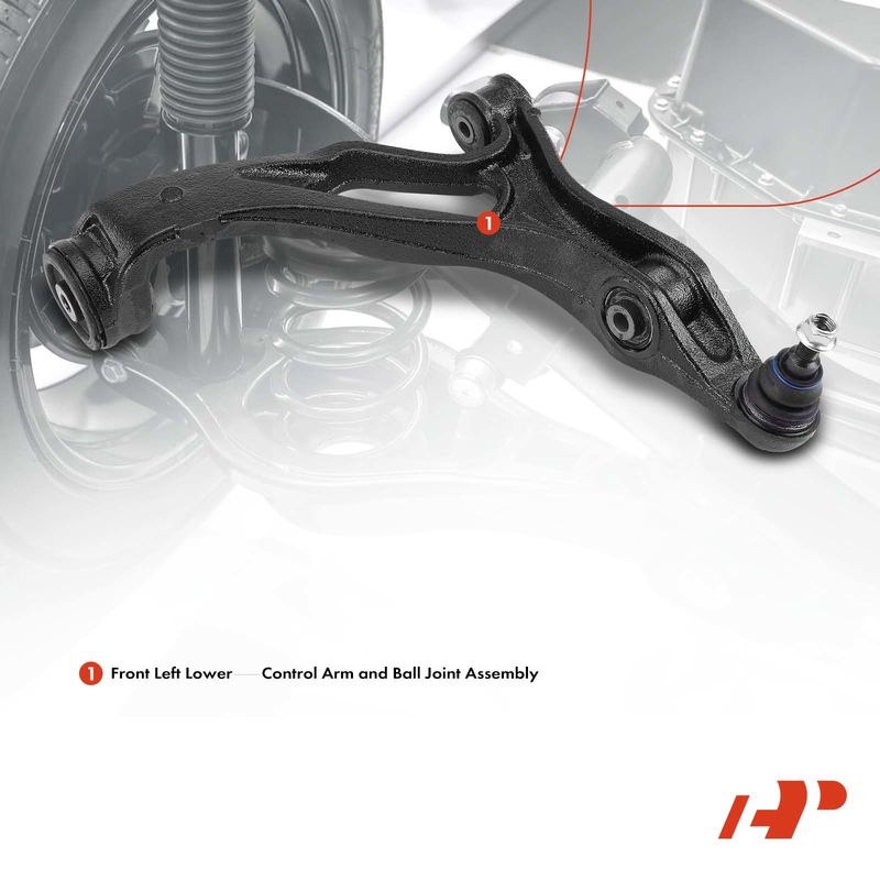 Front Left Lower Control Arm with Ball Joint for Audi Q7 Porsche Cayenne Touareg