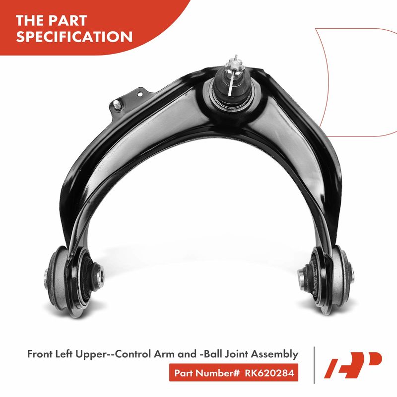 Front Left Upper Control Arm with Ball Joint for Honda Accord Acura CL 01-03 TL