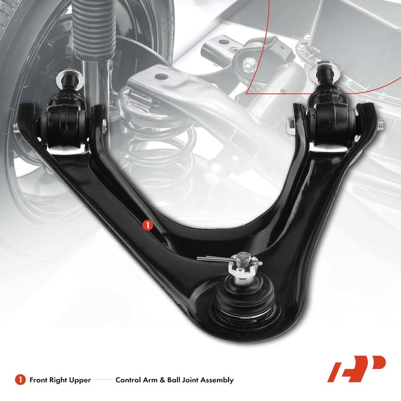 Front Right Upper Control Arm with Ball Joint for Acura CL 1997-1999 Honda Isuzu