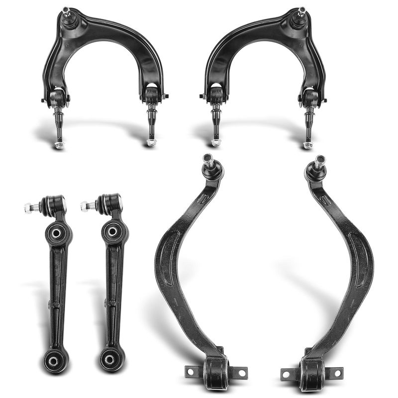 6x Front Lower & Upper Control Arm with Ball Joint for Chrysler Sebring Dodge