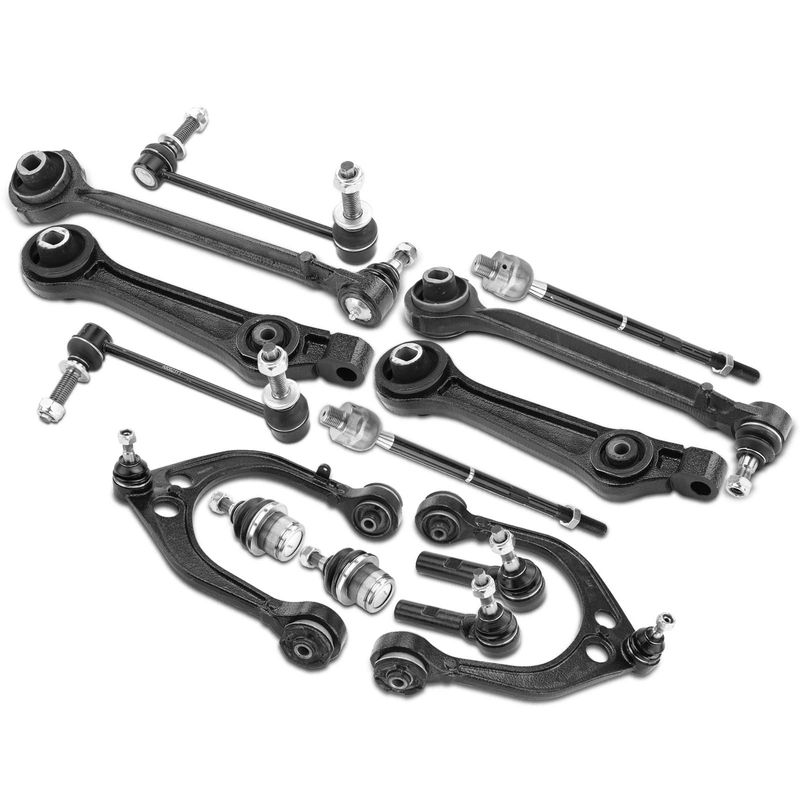 14x Front Control Arm with Ball Joint & Sway Bar Link for Dodge Charger Chrysler
