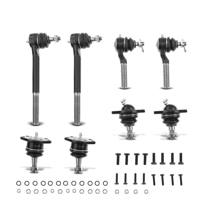 8x Front Inner & Outer Tie Rod End Ball Joint for Chevrolet Blazer Oldsmobile