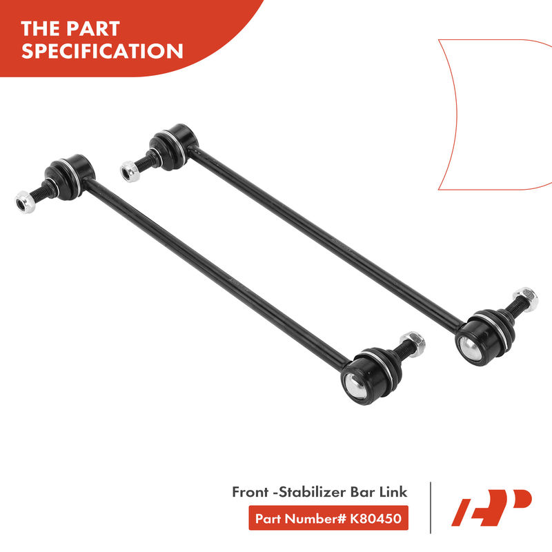 4x Front Stabilizer Bar Link & Tie Rod End for Mazda MPV 2001-2006