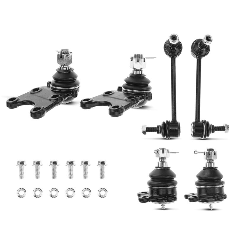 6x Front Stabilizer Bar Link & Ball Joint for Honda Passport Isuzu Amigo