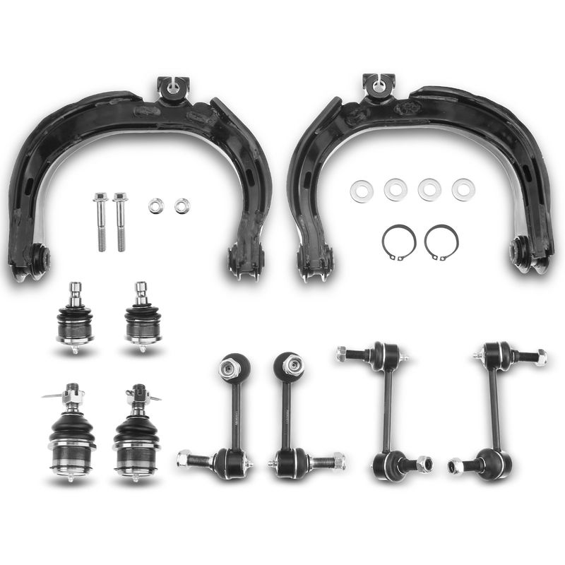 10x Front & Rear Control Arm Stabilizer Bar Link Ball Joint for Chevy Trailblazer