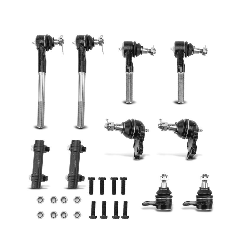 10x Inner & Outer Tie Rod End Front Ball Joint for Dodge Ram 1500 2000-2001 RWD