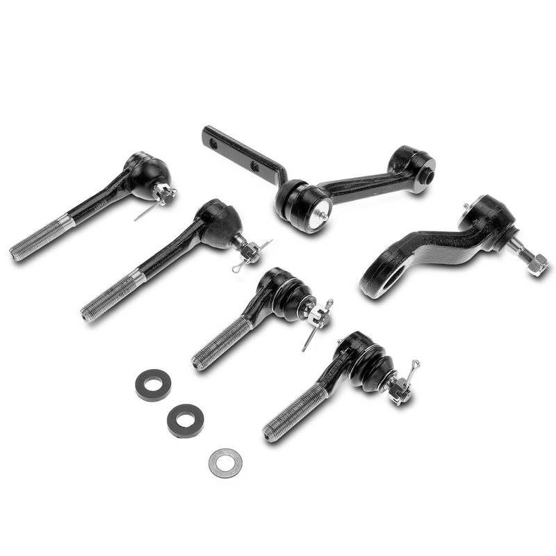 6x Inner & Outer Tie Rod End Pitman & Idler Arm for Ford Crown Victoria Lincoln