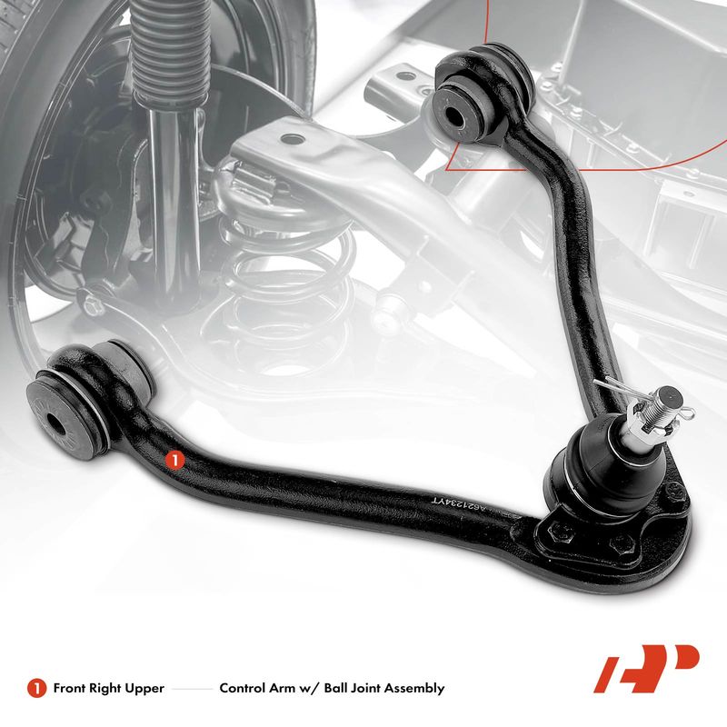 Front Right Upper Control Arm with Ball Joint for Chevy Express 2500 3500 GMC