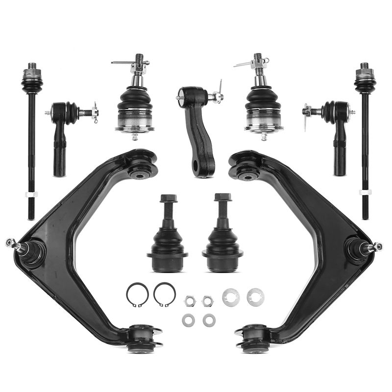 11x Front Control Arm Ball Joint Tie Rod Idler Arm for Chevy Silverado 2500 GMC