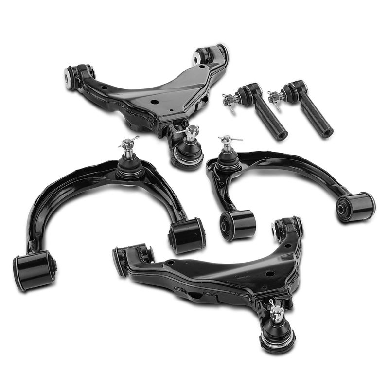 6x Front Lower & Upper Control Arm Tie Rod End for Toyota 4Runner 03-09 Lexus