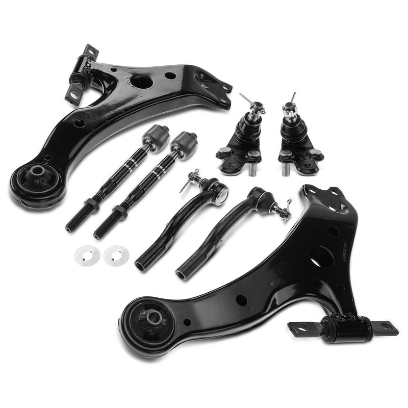 8x Front Lower Control Arm Ball Joint Tie Rod for Toyota Camry 07-11 USA Built
