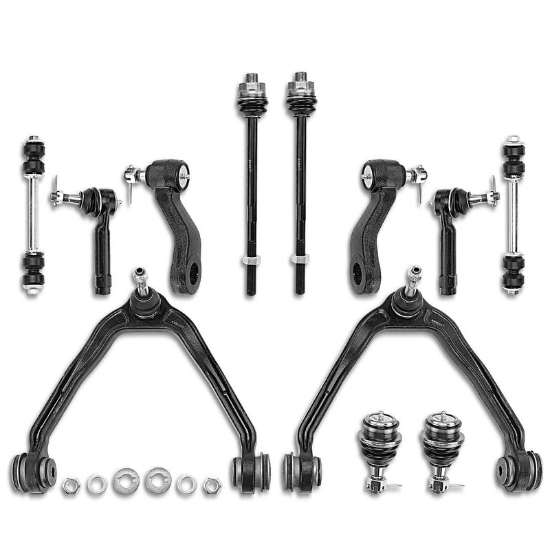 12x Front Control Arm Sway Bar Link Tie Rod End Ball Joint for Chevy Tahoe GMC
