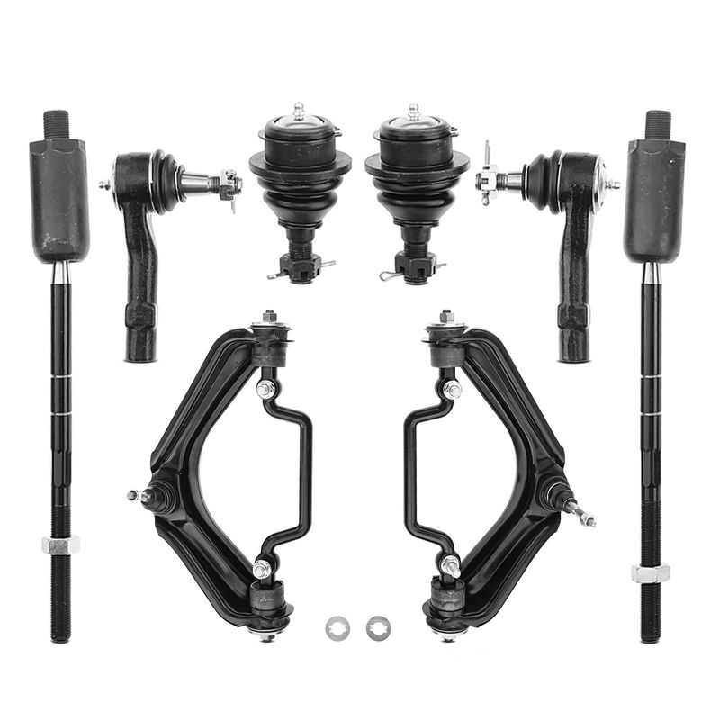 8x Front Control Arm with Ball Joint Tie Rod End for Ford Explorer 02-03 4.0L