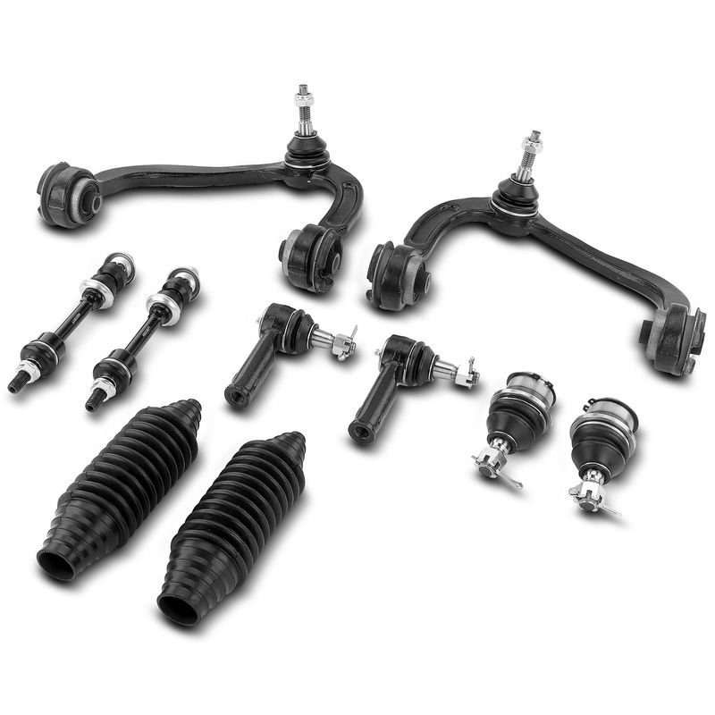 10x Front Control Arm & Ball Joints Kit for Ford F-150 2005-2008 Lincoln 4WD