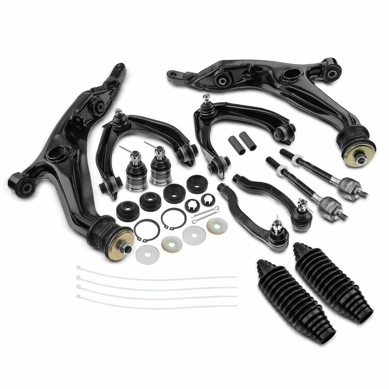 14x Front Control Arm & Ball Joint Tie Rod End Strut Mount for Honda CR-V 97-01