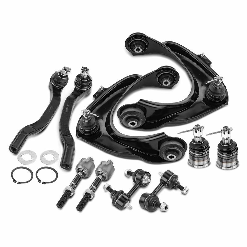 10x Front Control Arm with Ball Joint Sway Bar Tie Rod for Honda Accord Acura CL