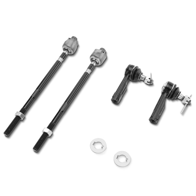 4x Inner & Outer Tie Rod End for Ford Probe 1993-1997 Mazda 626 1993-2002 MX-6