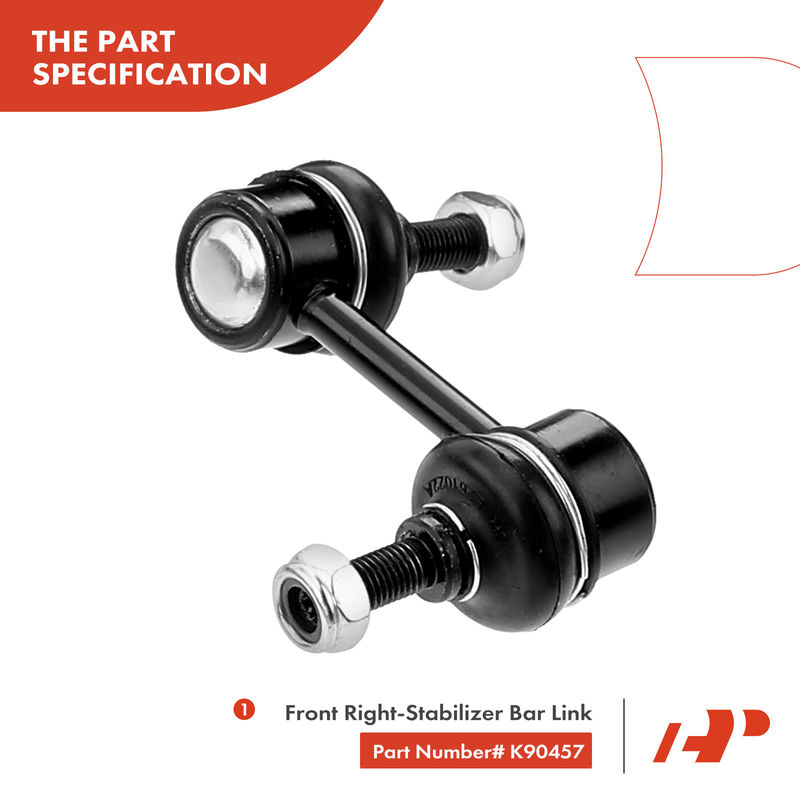 8x Front Control Arm with Ball Joint & Sway Bar Link Tie Rod End for Honda Accord