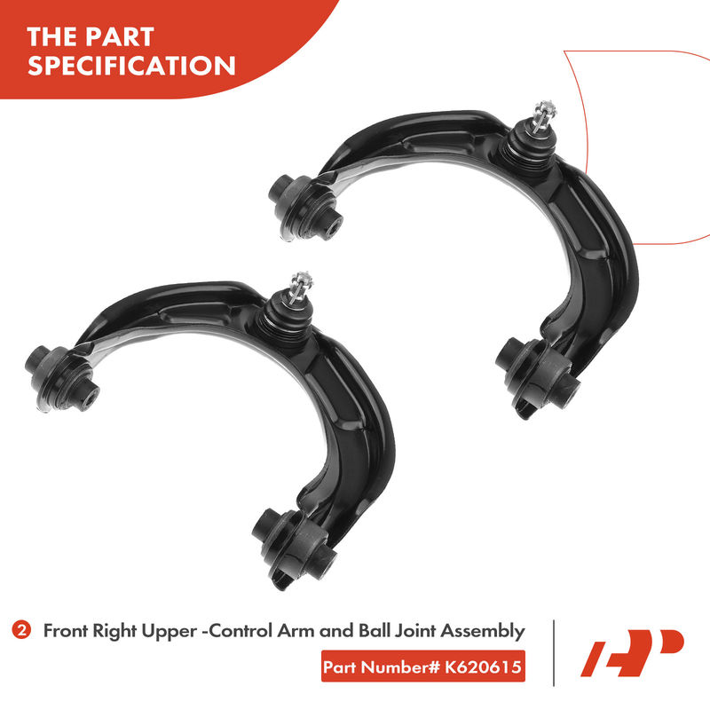 6x Front Control Arm with Ball Joint Sway Bar Link for Honda Accord Acura TSX