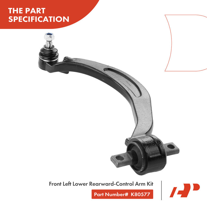 2x Front Lower Rearward Control Arm with Ball Joint for Dodge Avenger Chrysler