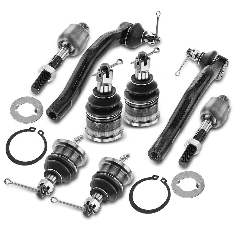 8x Front Tie Rod End & Ball Joint for Honda Accord 2003-2007 Acura TSX 2004-2008