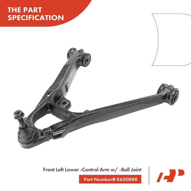 2x Front Lower Control Arm with Ball Joint for Chevrolet Silverado 1500 Cadillac